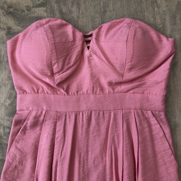 BCBGeneration Pink Strapless Dress - Picture 2 of 4